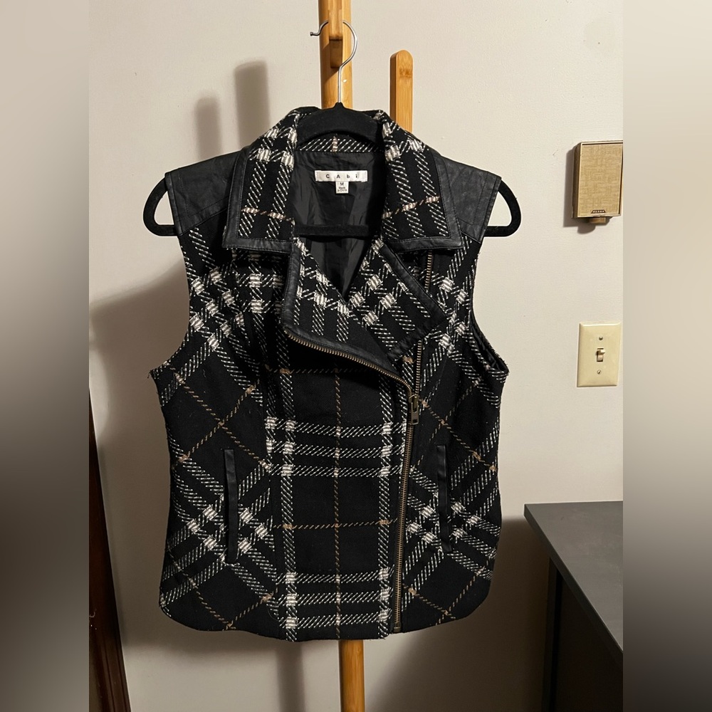 CAbi Plaid Vest